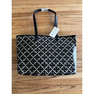 Coated Canvas Tote Bag - A New Day Black - Brand New With Tag